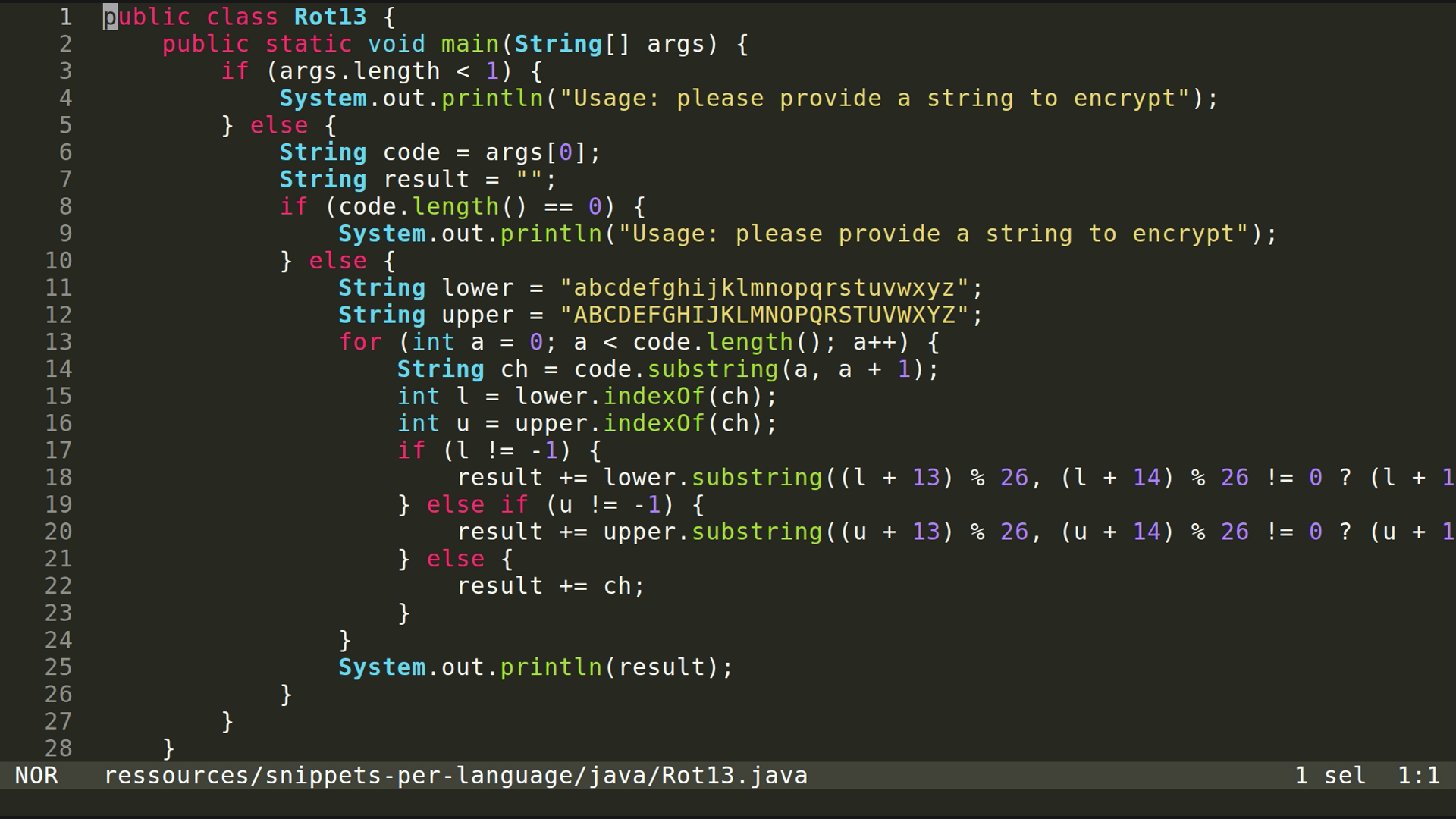 Rot13.java 
