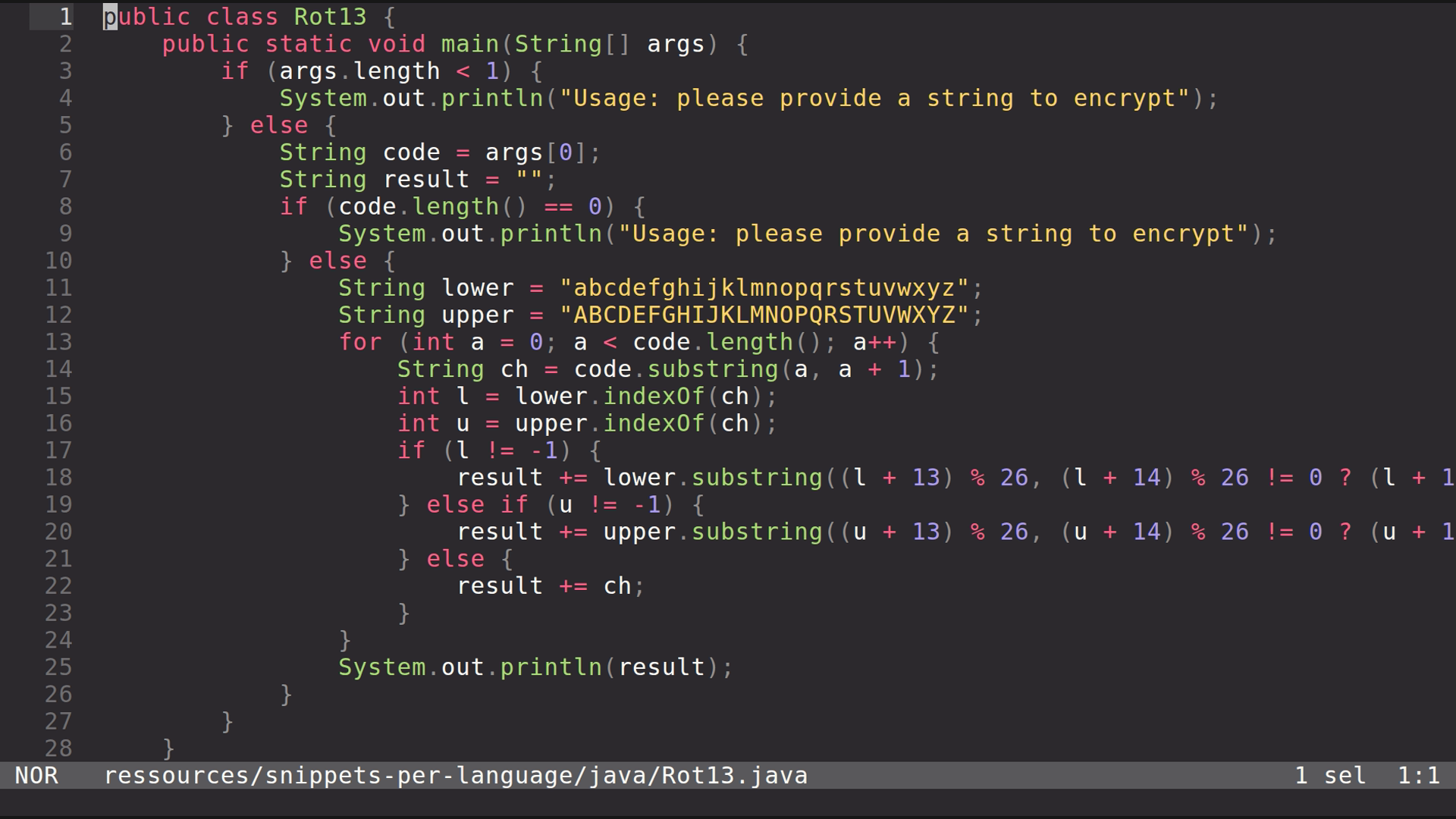 Rot13.java 
