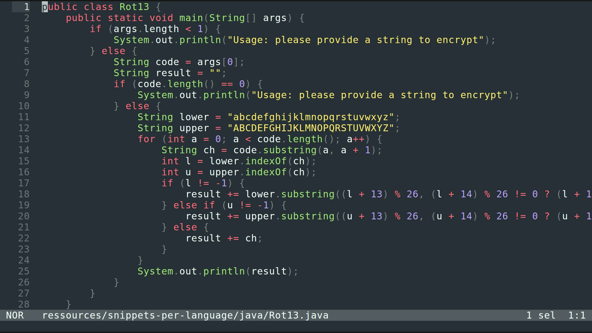 Rot13.java 