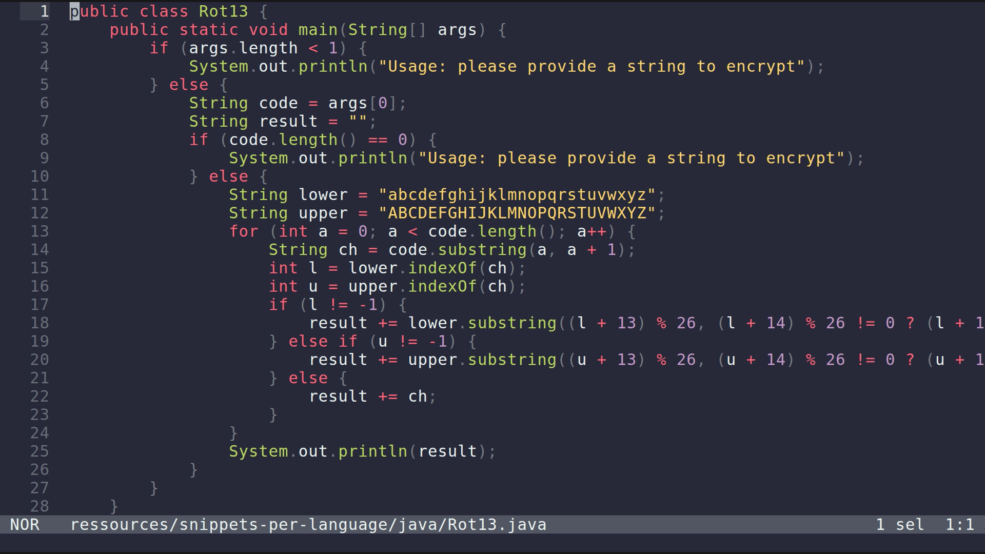 Rot13.java 