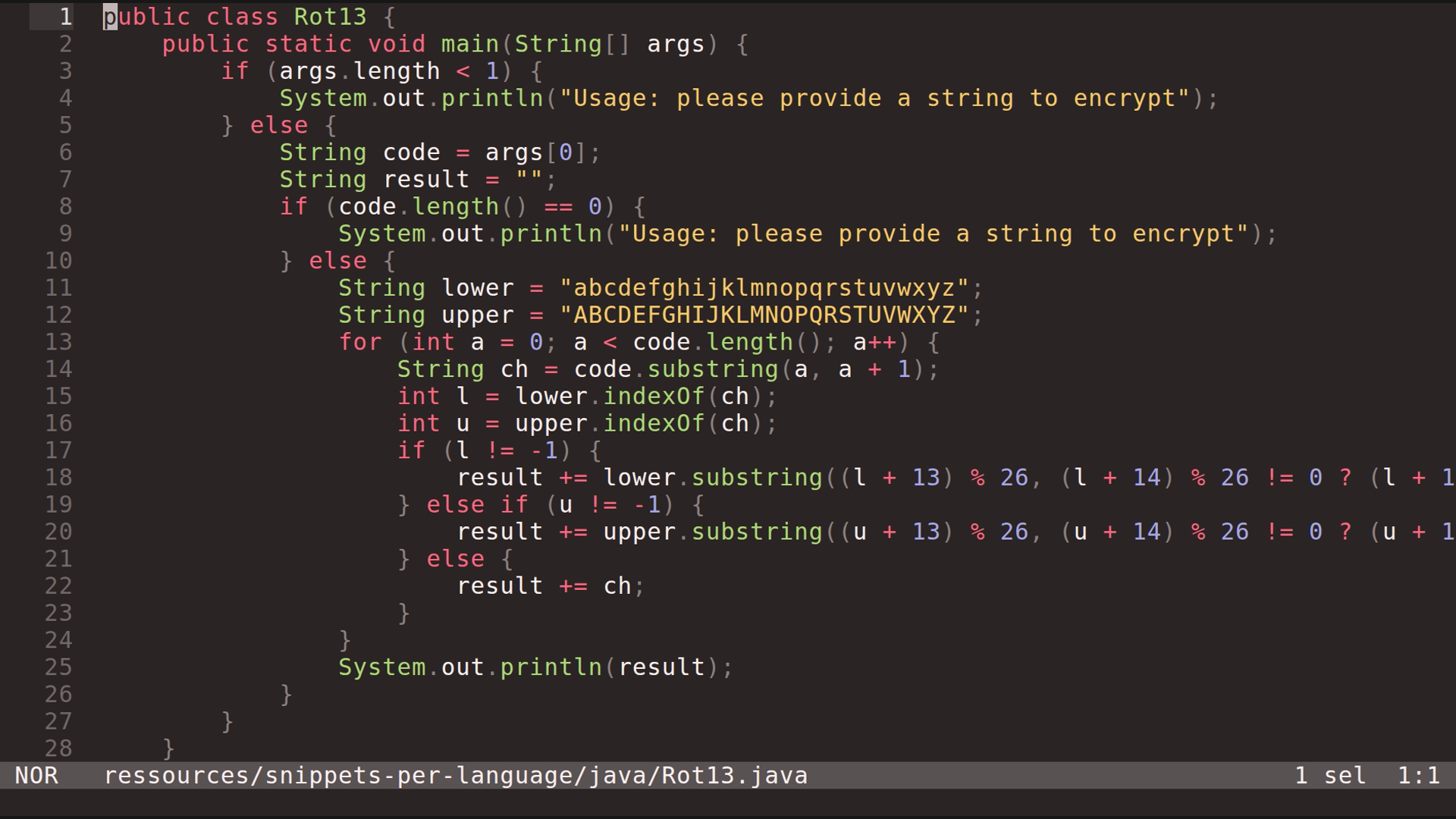 Rot13.java 