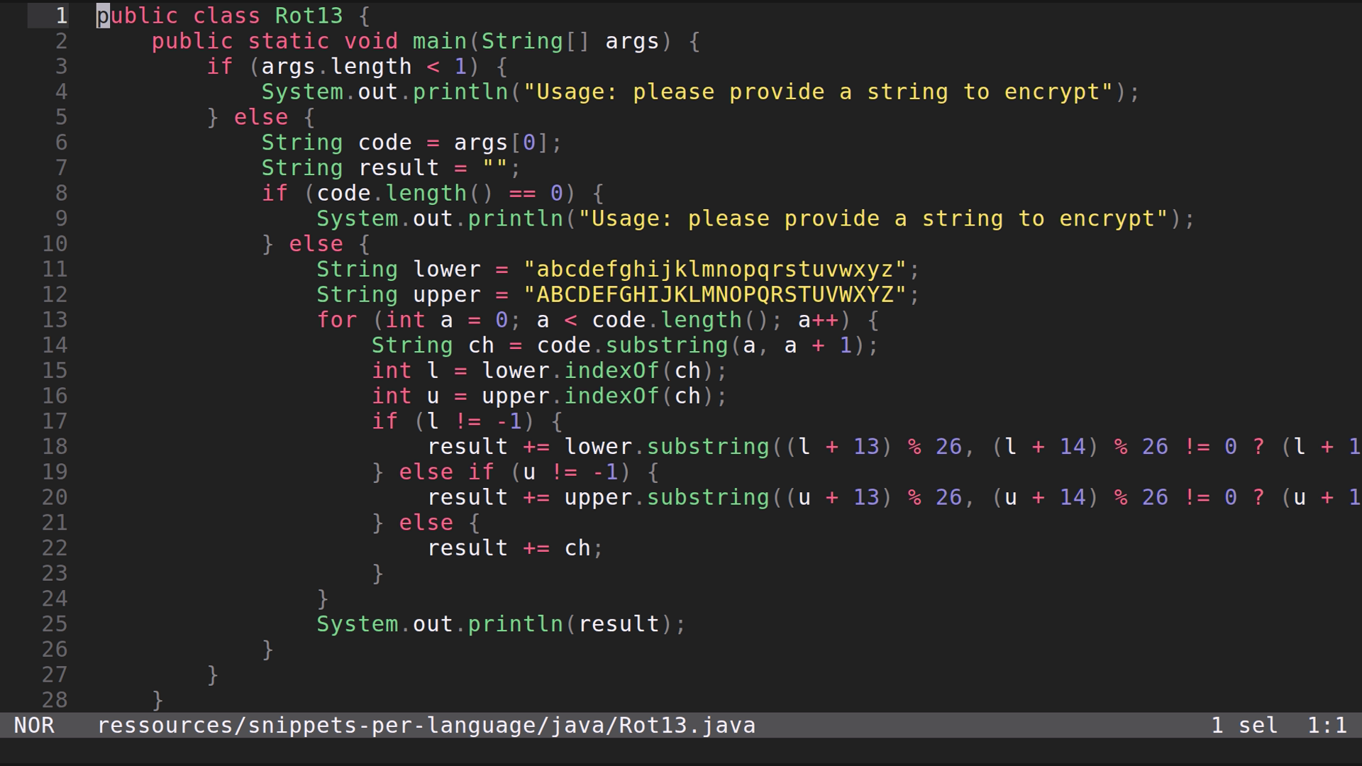 Rot13.java 