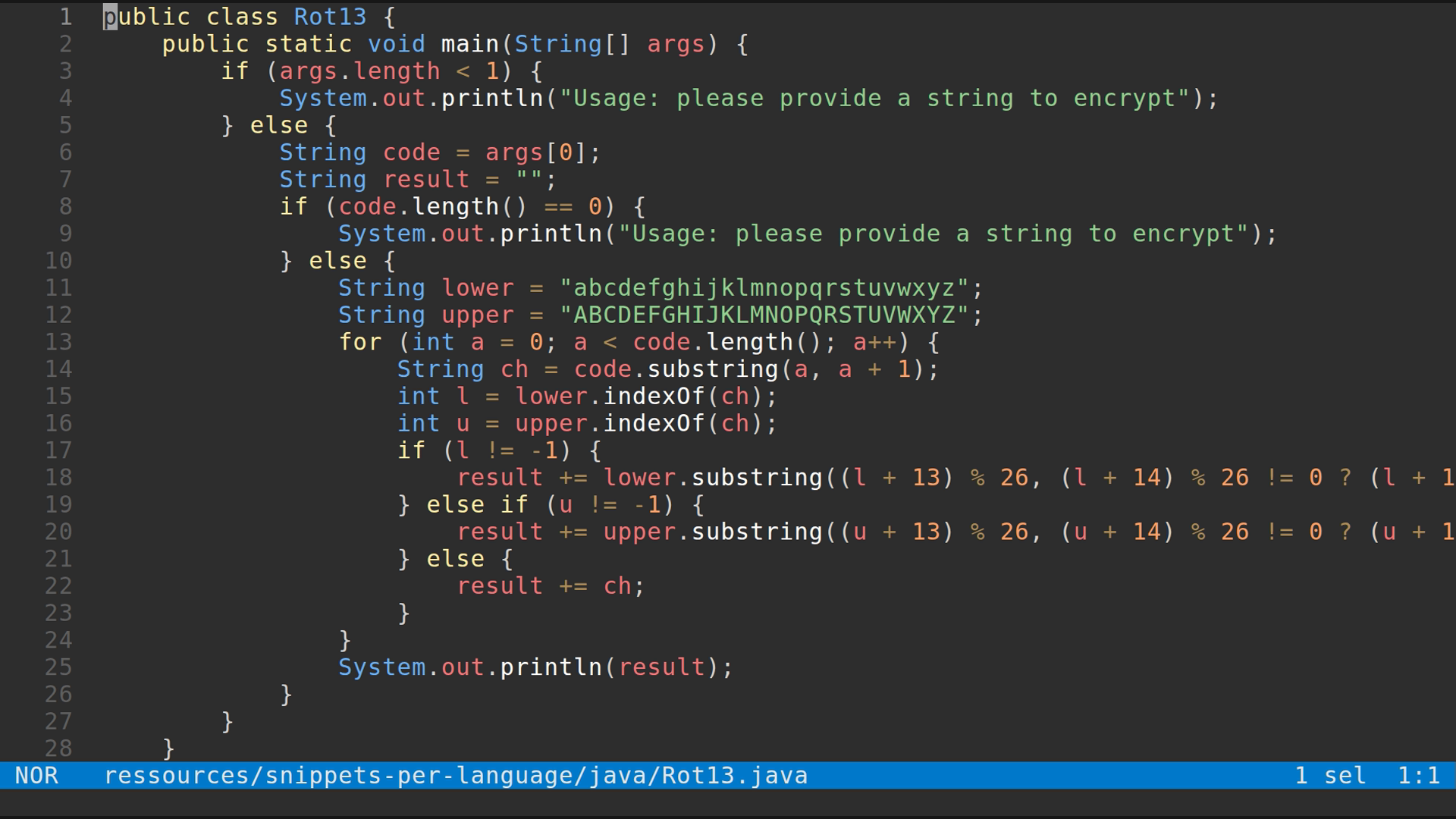 Rot13.java 