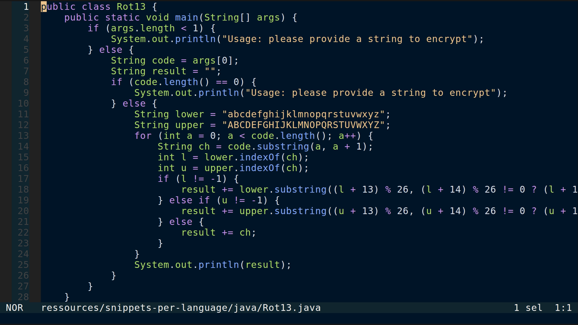Rot13.java 