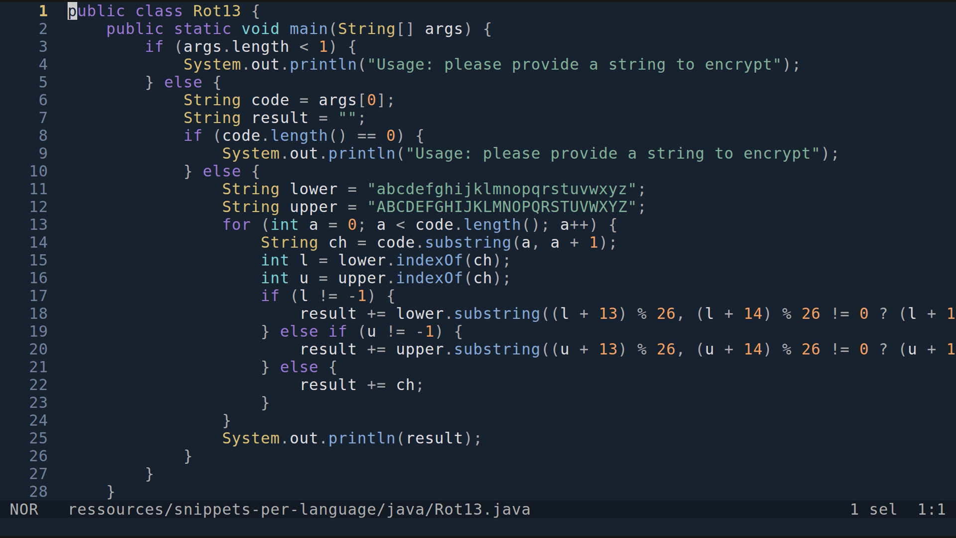 Rot13.java 