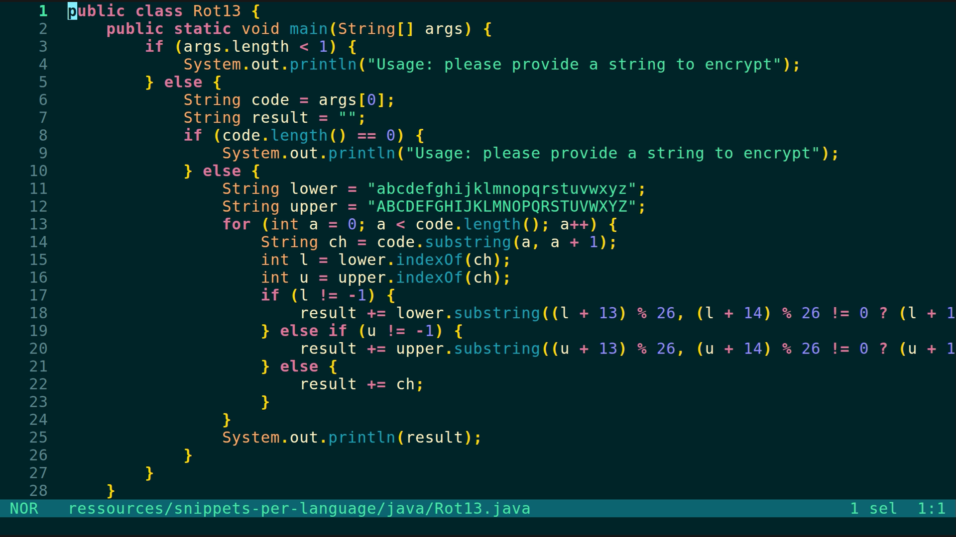 Rot13.java 