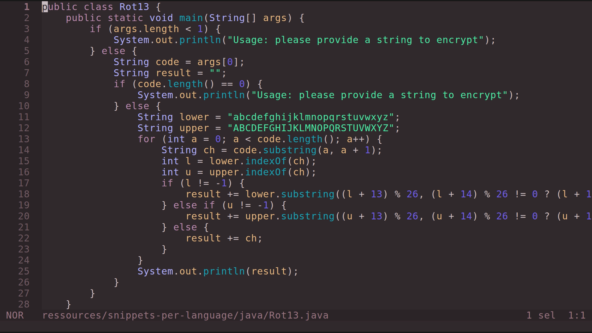 Rot13.java 