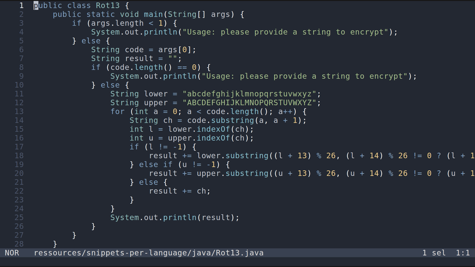 Rot13.java 