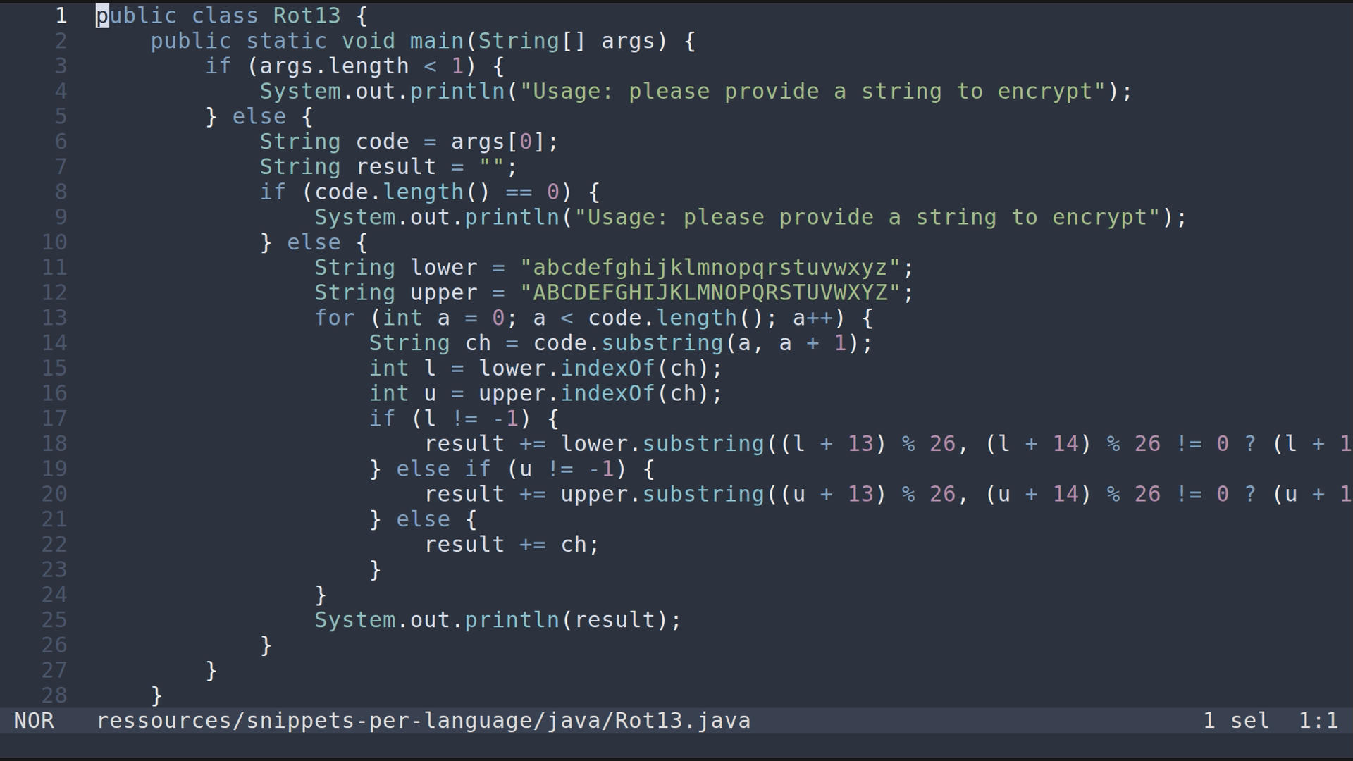 Rot13.java 