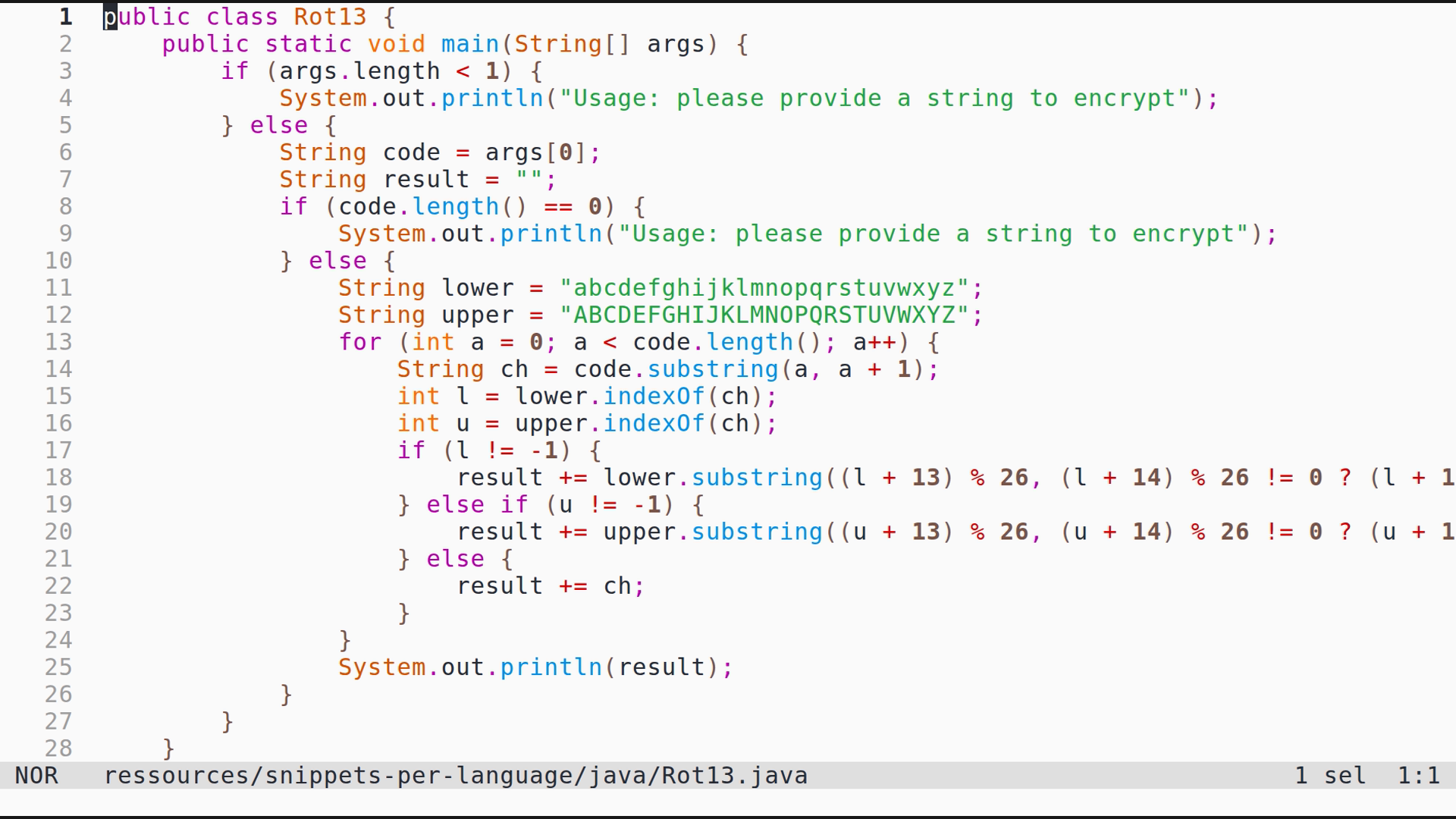 Rot13.java 