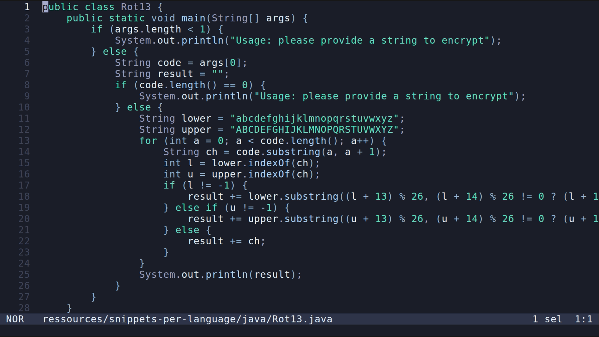 Rot13.java 