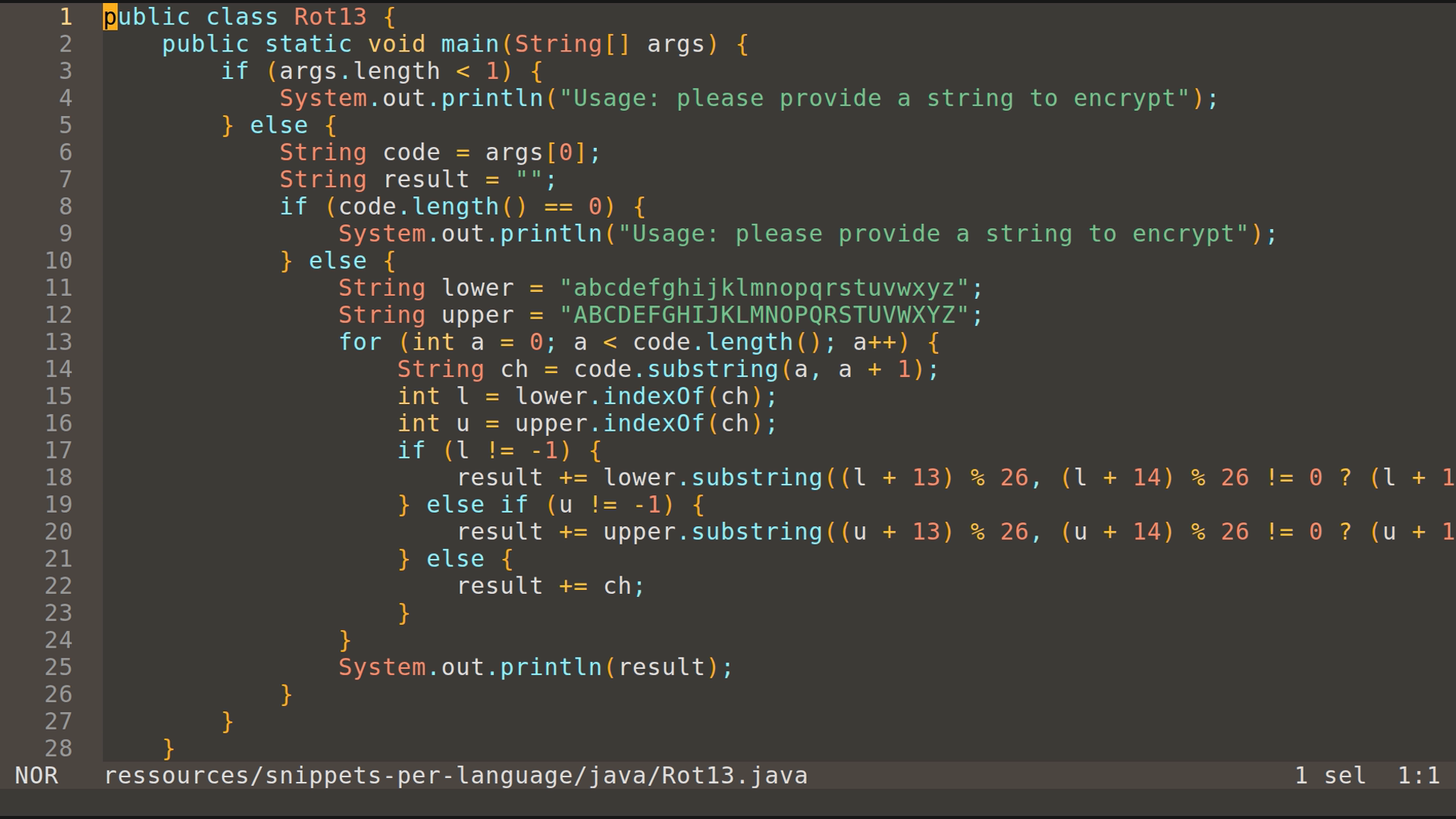 Rot13.java 