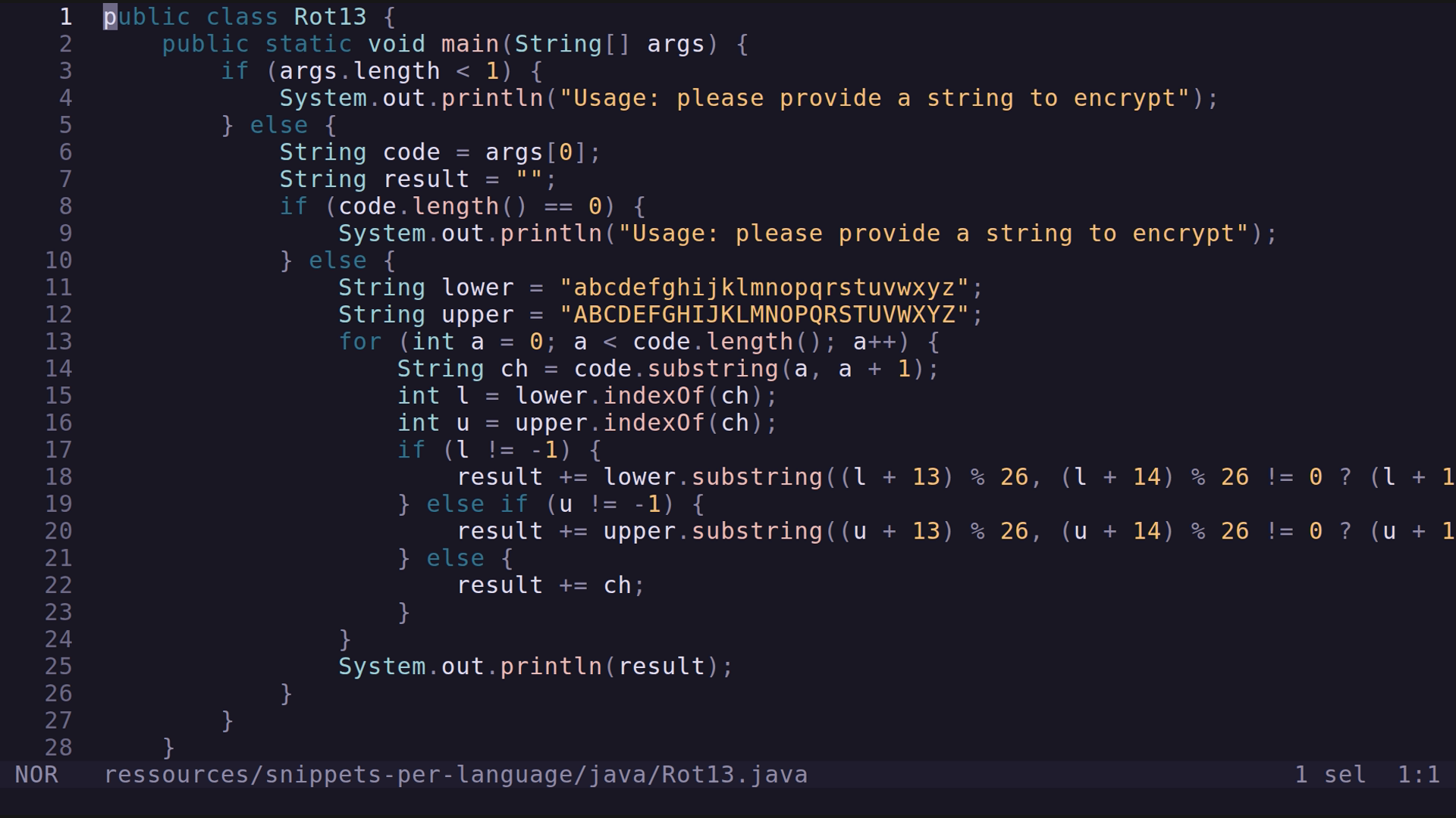 Rot13.java 