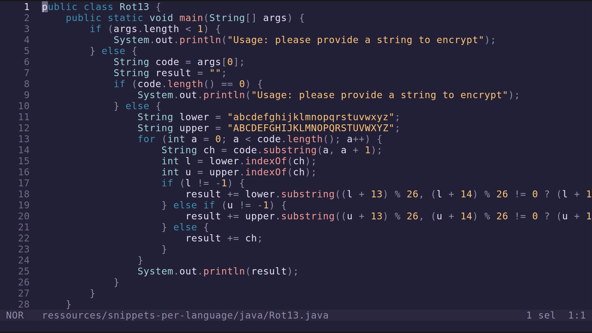 Rot13.java 