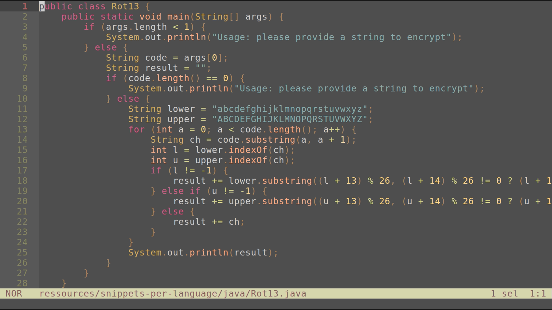 Rot13.java 