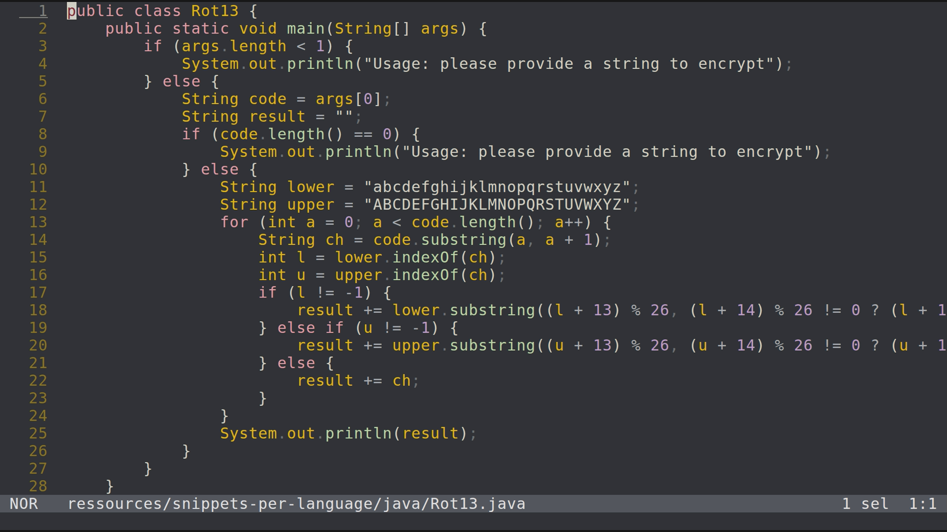Rot13.java 