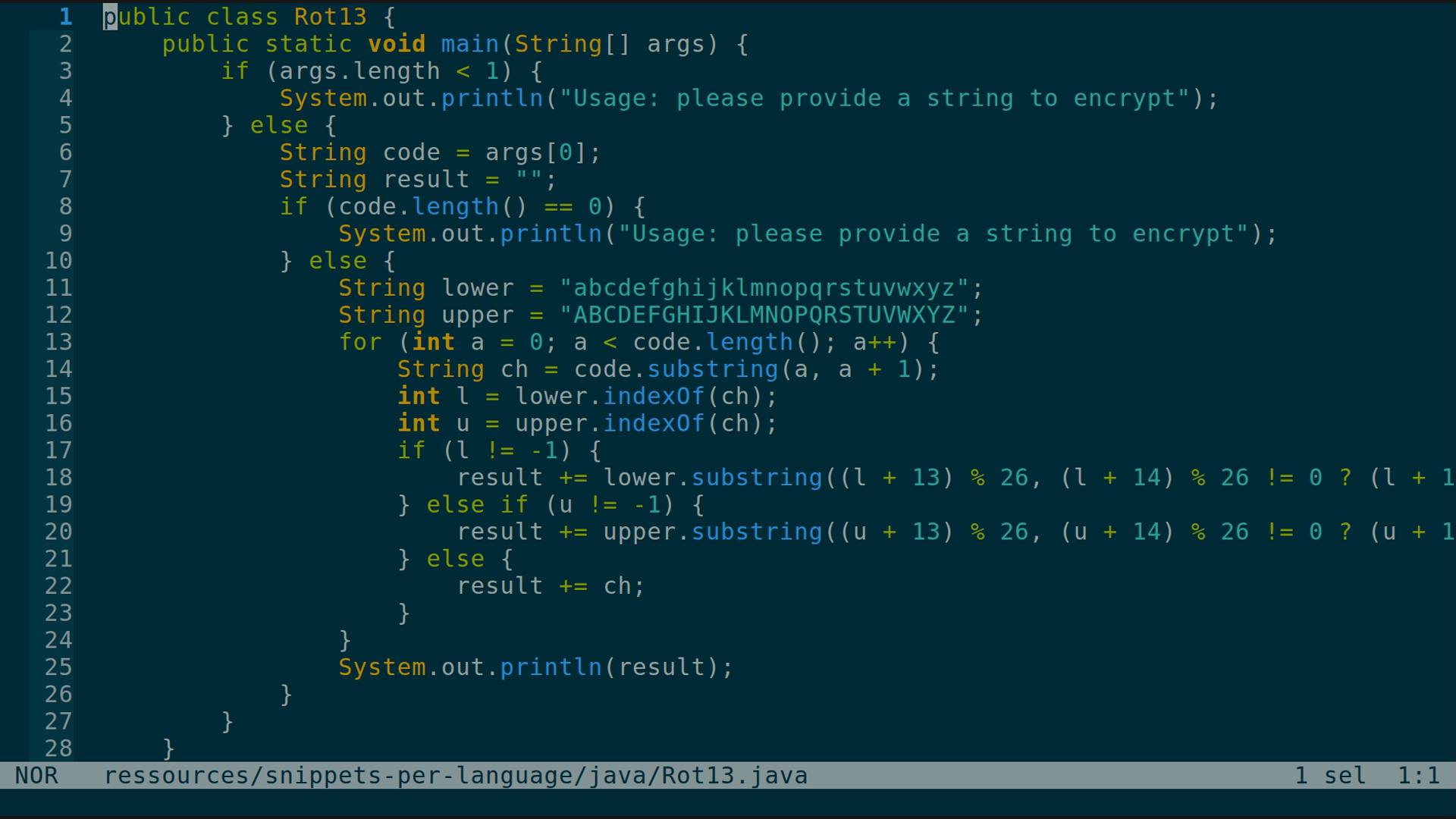 Rot13.java 