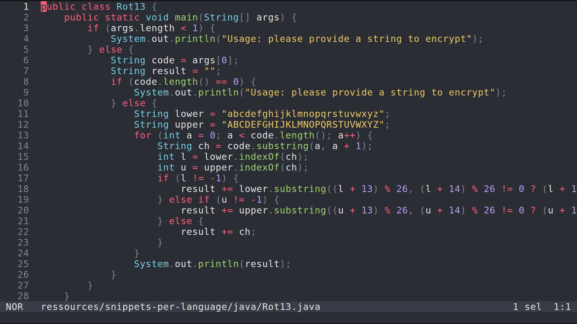 Rot13.java 