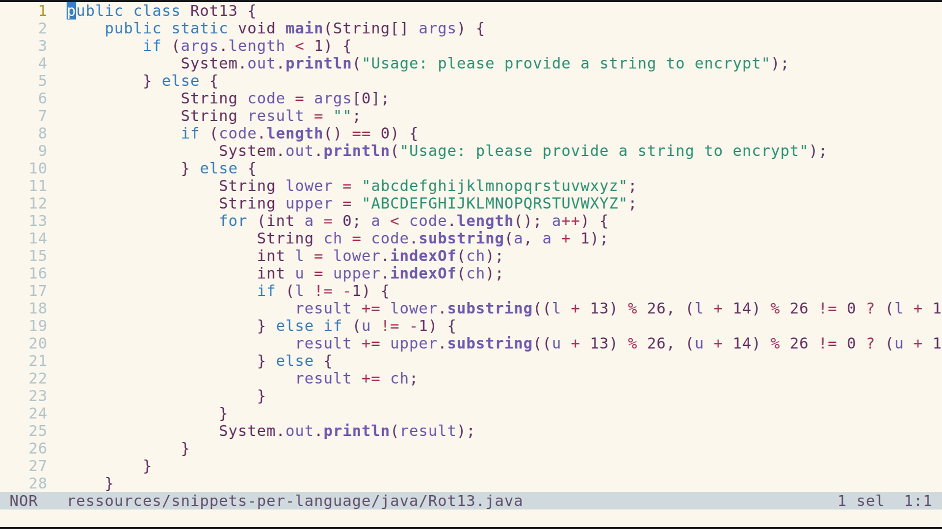 Rot13.java 