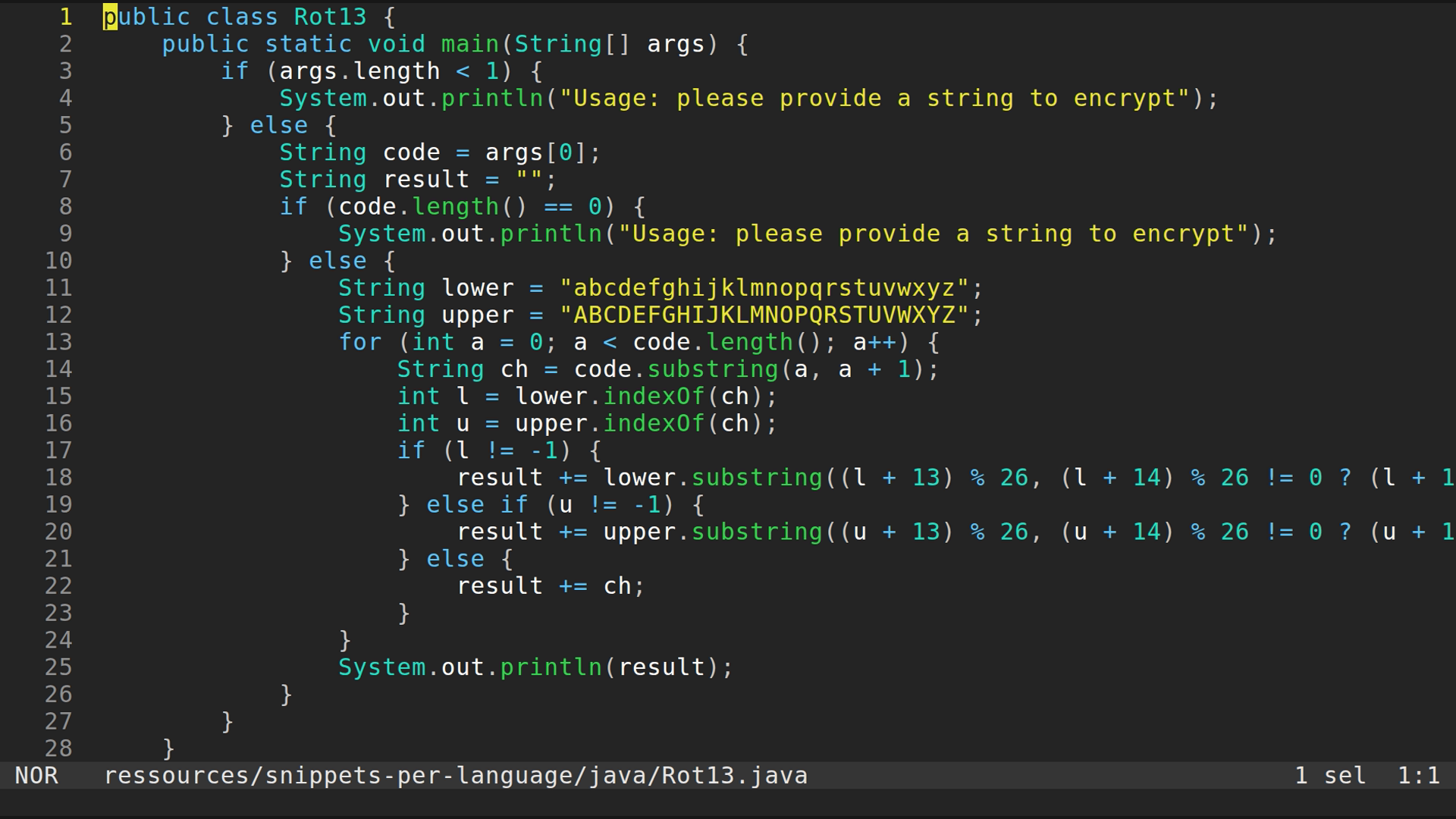 Rot13.java 