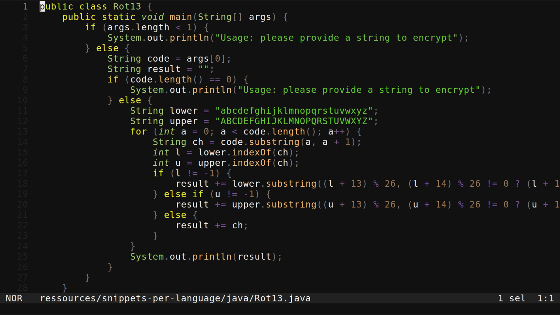 Rot13.java 