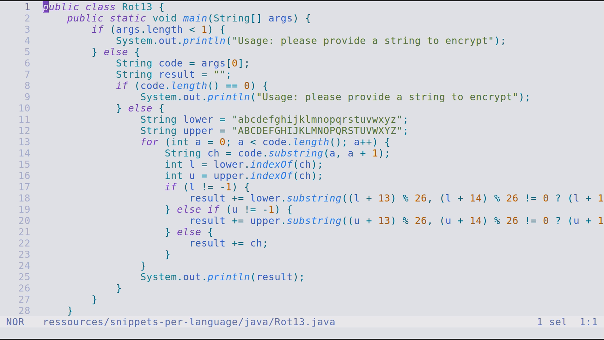 Rot13.java 