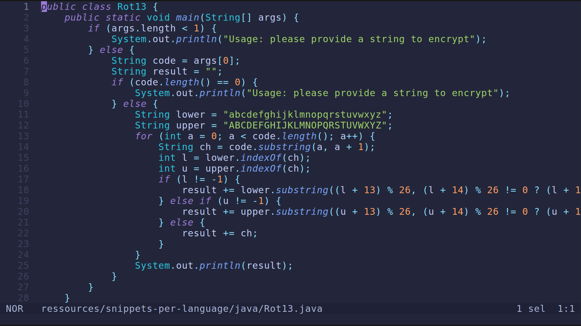 Rot13.java 