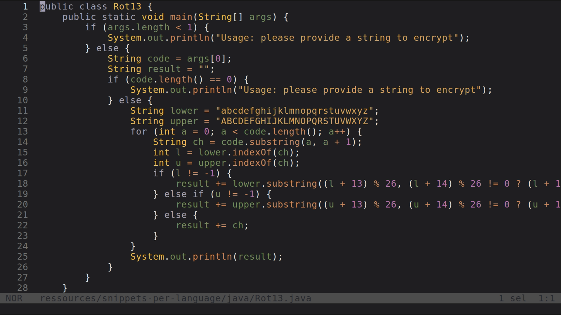 Rot13.java 