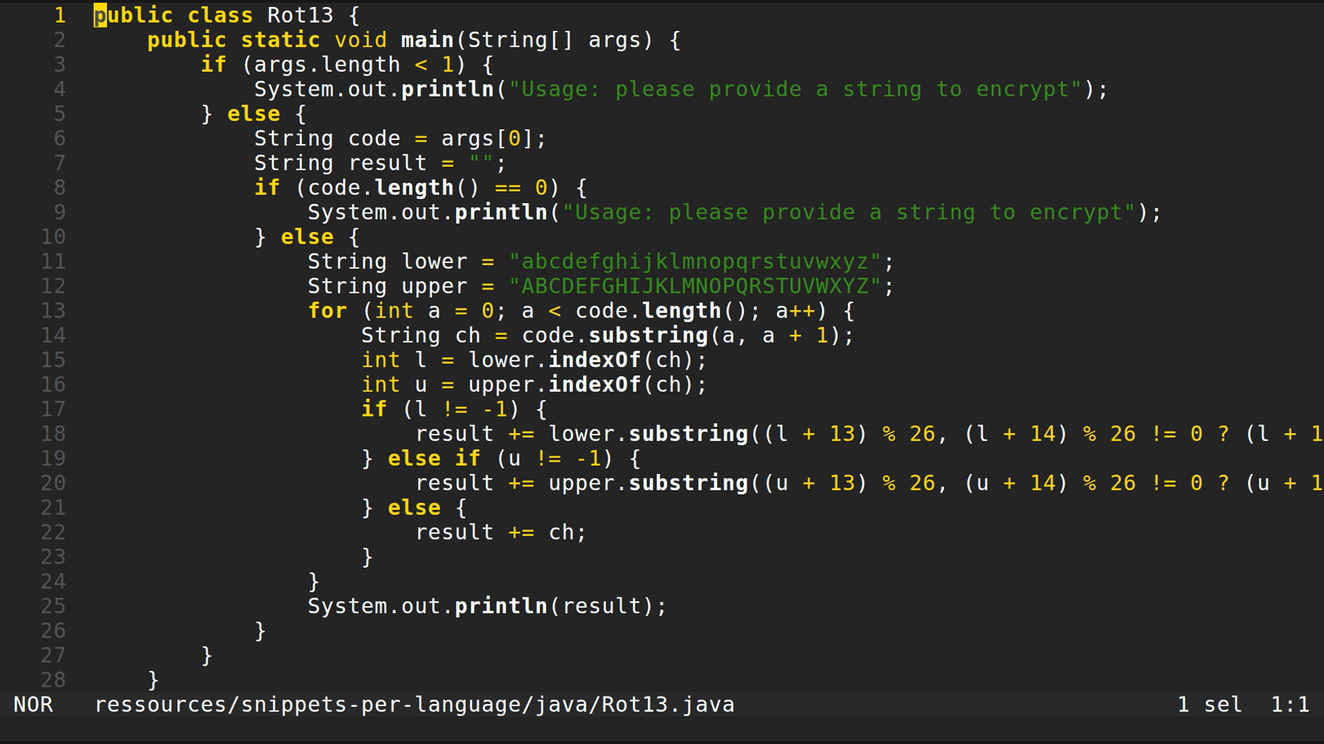 Rot13.java 