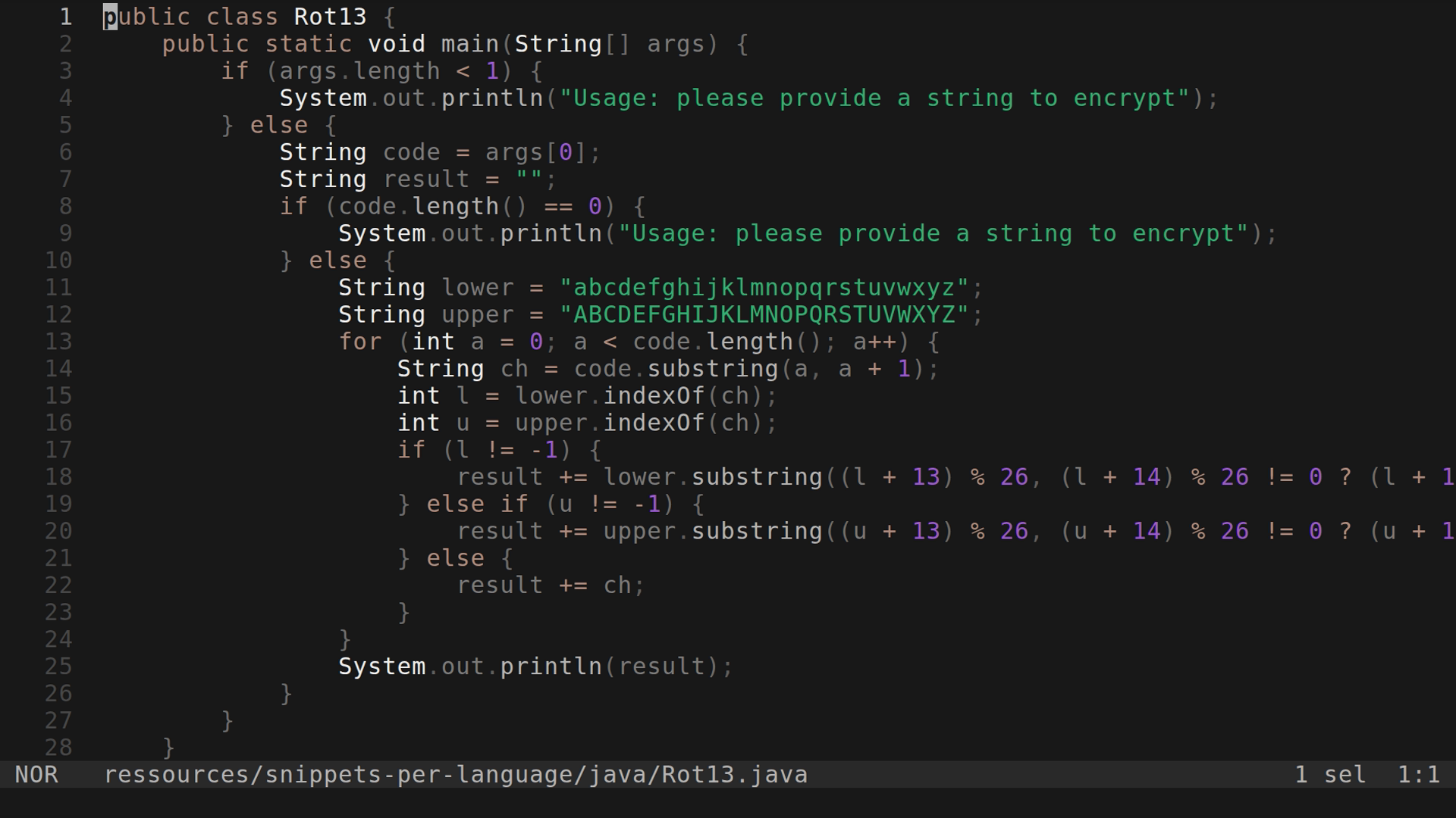 Rot13.java 
