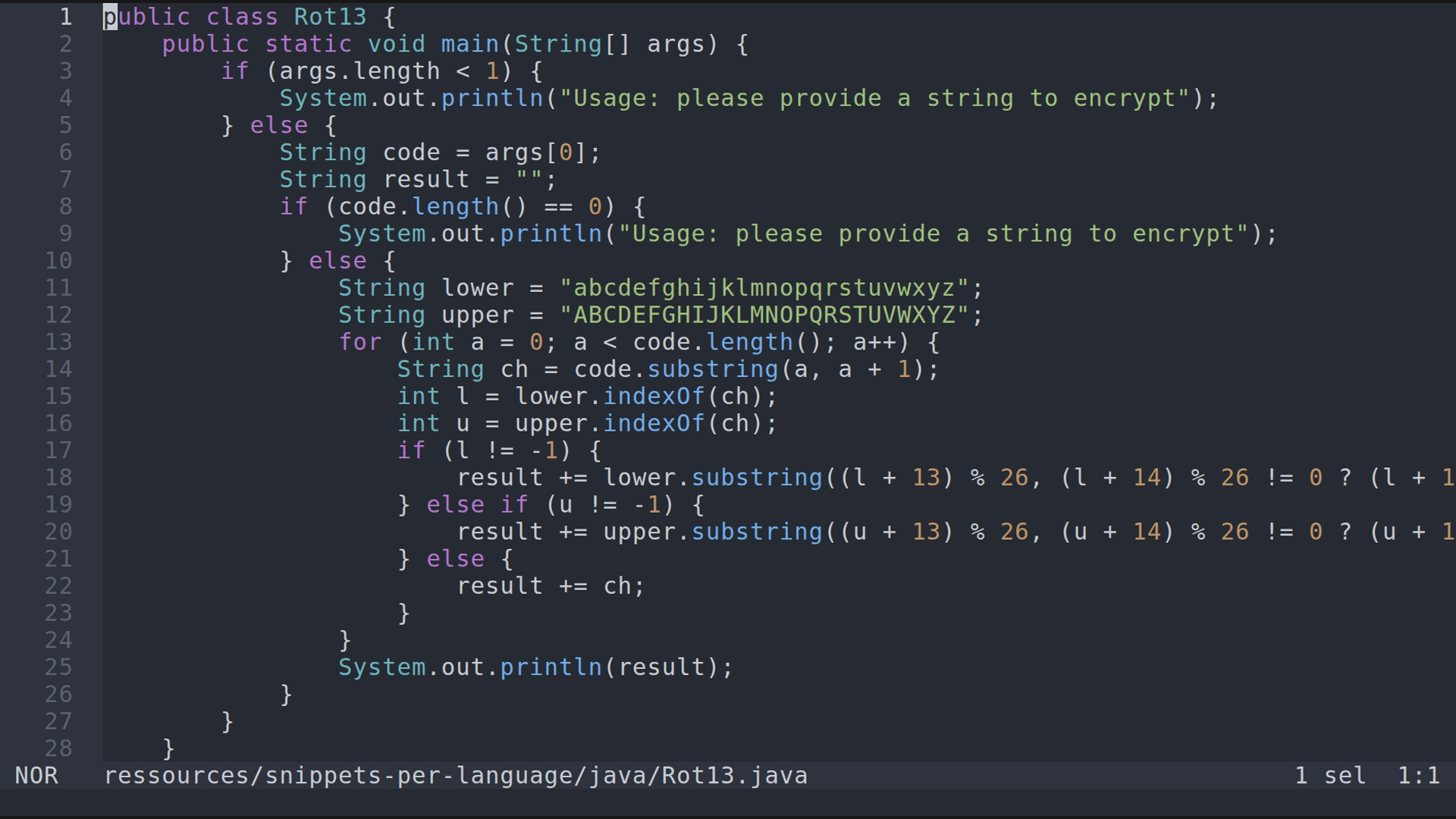Rot13.java 