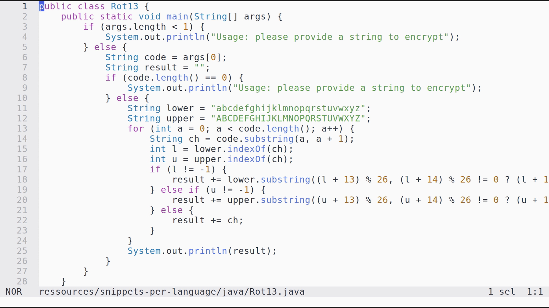 Rot13.java 